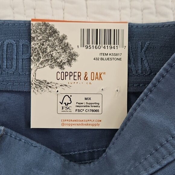 NEW Copper & Oak Men's 36x32 Momentum Pants Slate Blue K5S817 MSRP $65 - Picture 5 of 16